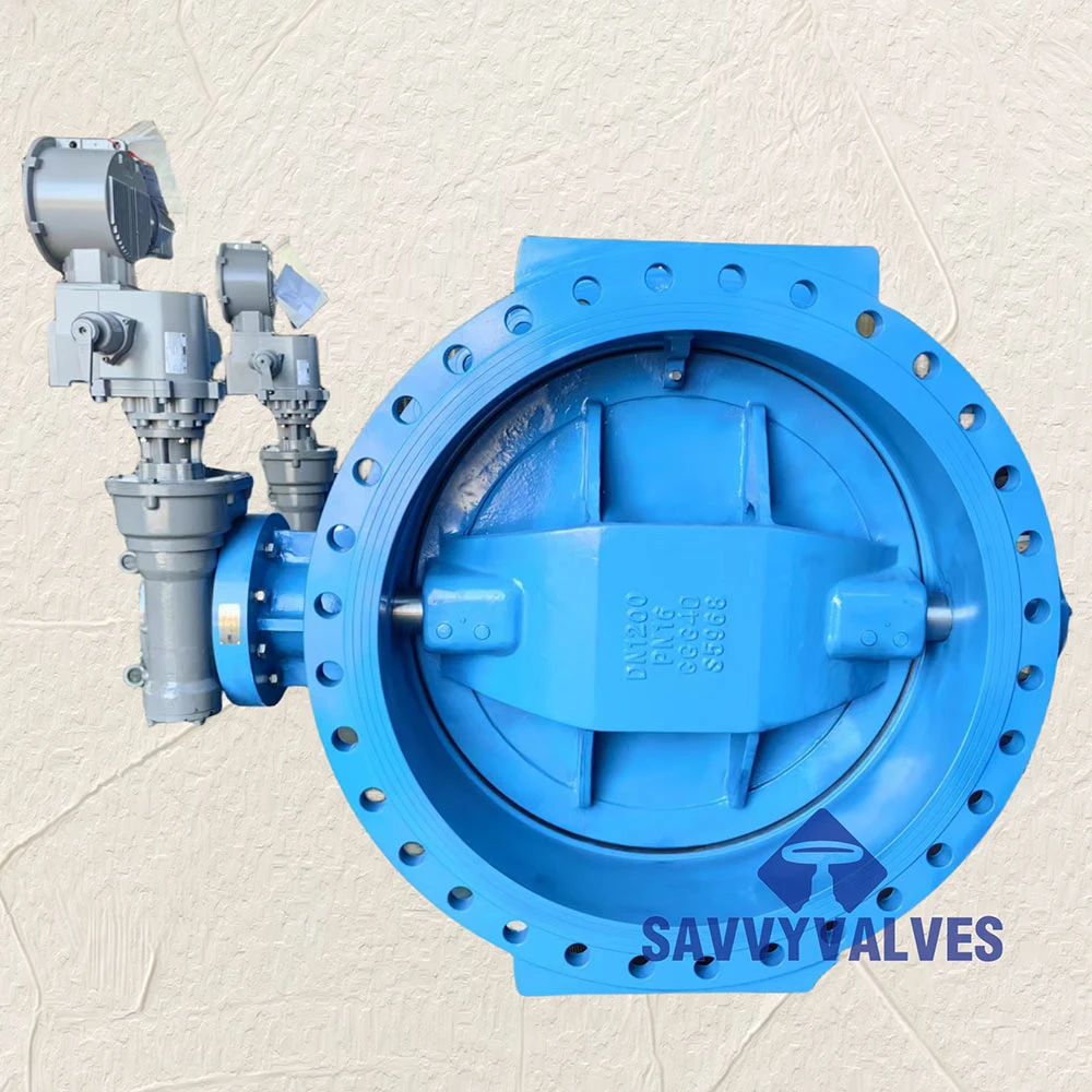 Double Offset Butterfly Valve Rubber Seated