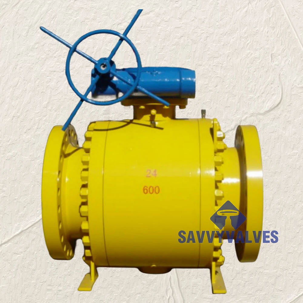 3-Piece Trunnion Ball Valve In Forged Steel