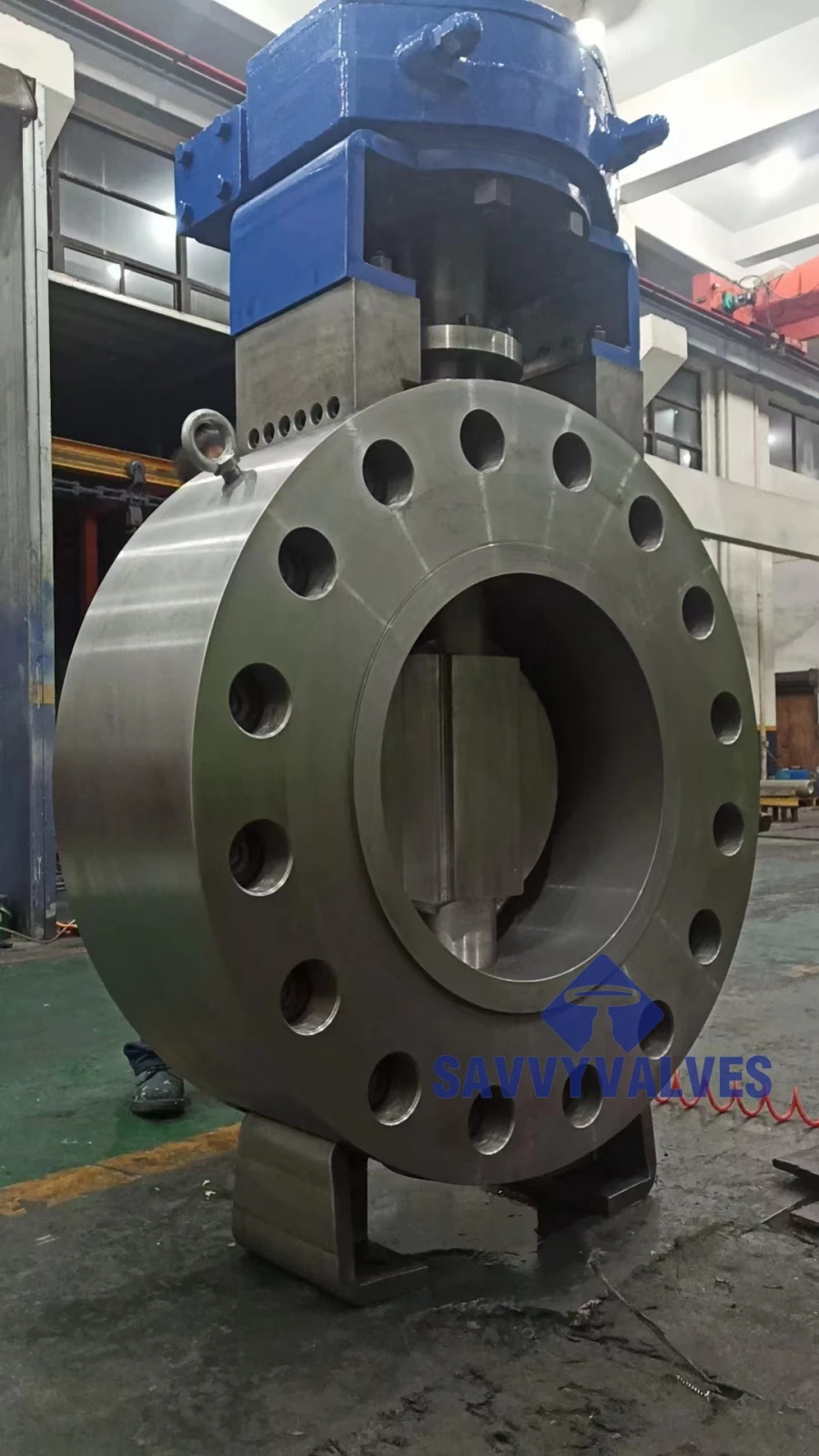 Thermal duty / high temperature triple offset butterfly valve in forged steel