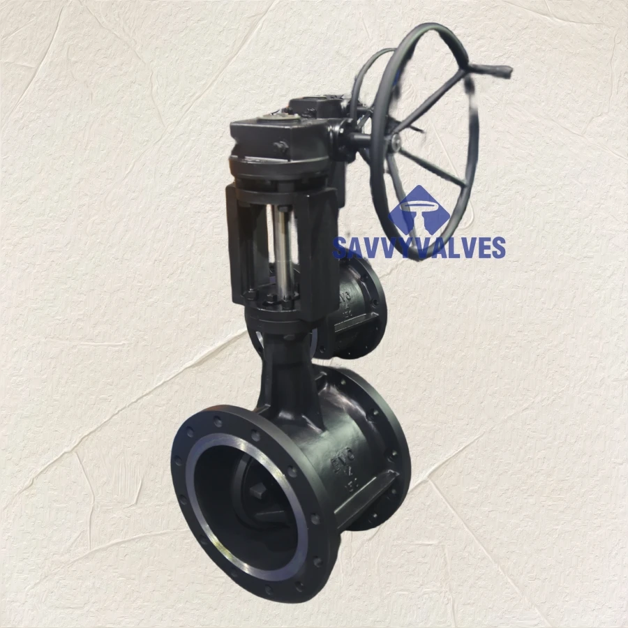 Triple offset replaceable metal seated butterfly valve for thermal duty