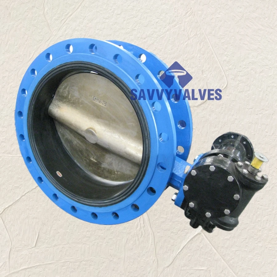 Standard double flange butterfly valve